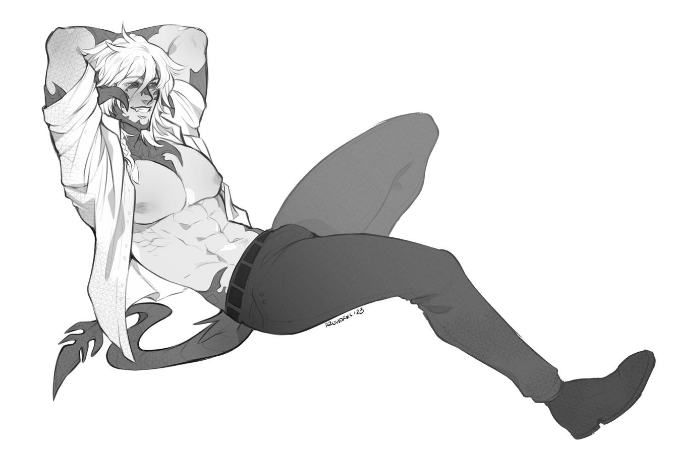 gift commission by azu on twitter